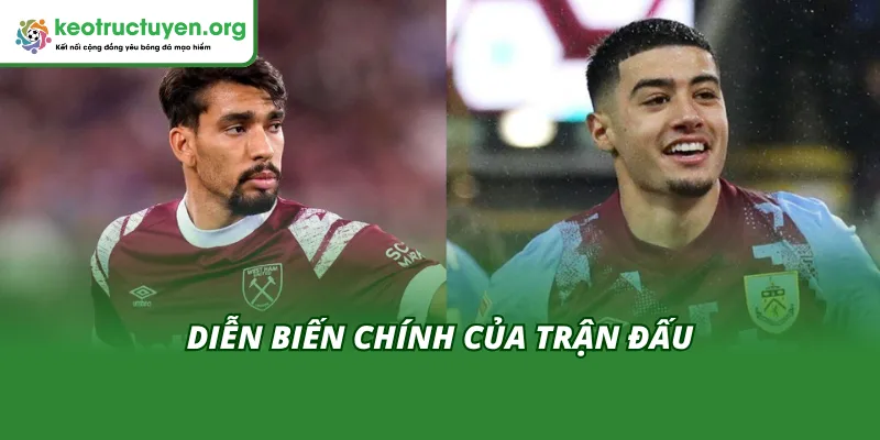 Diễn biến chính của trận đấu & Kết quả bóng đá West Ham vs Burnley 11/11