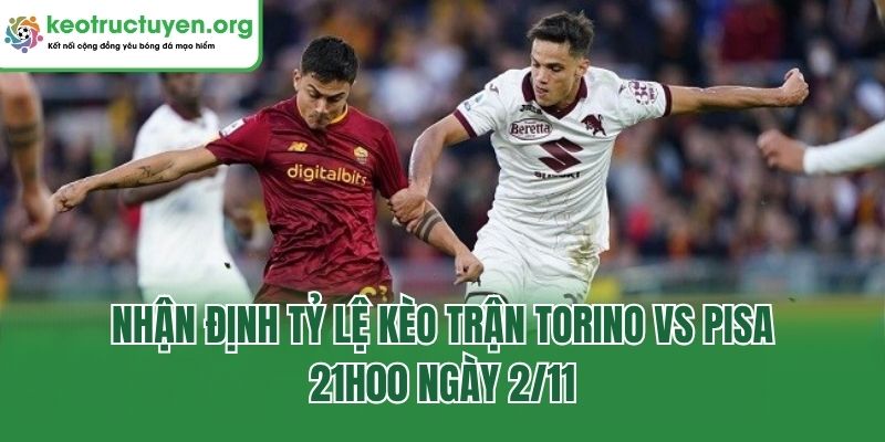Nhận định Tỷ lệ kèo trận Torino vs Pisa, 21h00 ngày 2/11