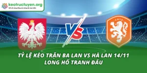 Tỷ Lệ Kèo Trận Ba Lan vs Hà Lan 14/11